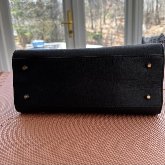 Furla | Black Grain Leather Bag - Picture 9 of 16